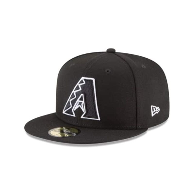 Black Arizona Diamondbacks Hat - New Era MLB Basic 59FIFTY Fitted Caps USA4819203